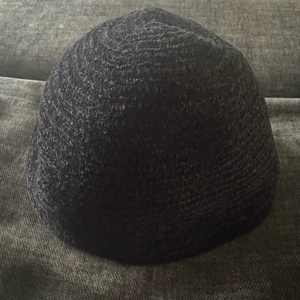 Men's Black Chenille Knit Turkish Topi/Hat/Beanie/Namaaz Topi